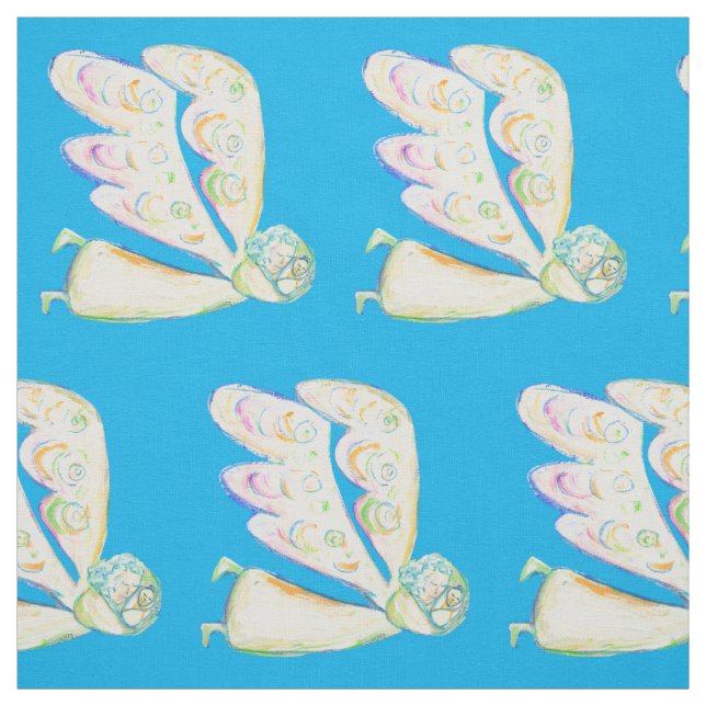 Tela Material de arte Angel Fabric de White Light Guard (Retal)