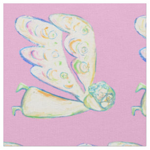 Tela Material de arte Angel Fabric de White Light Guard