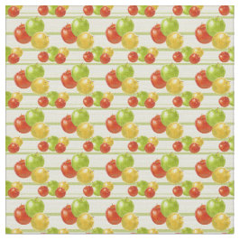 Tela Material de decoración de frutas de patrón de manz