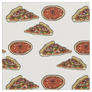 Tela Material de diseño de pizza