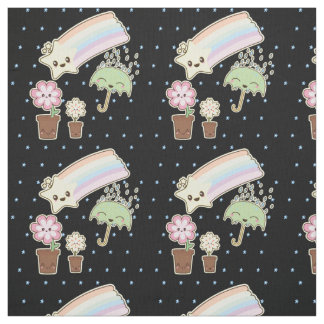 Tela Material súper lindo del clima de Kawaii