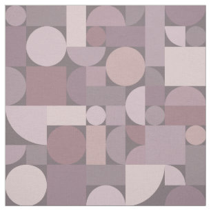 Tela Mauve de arte geométrico retro