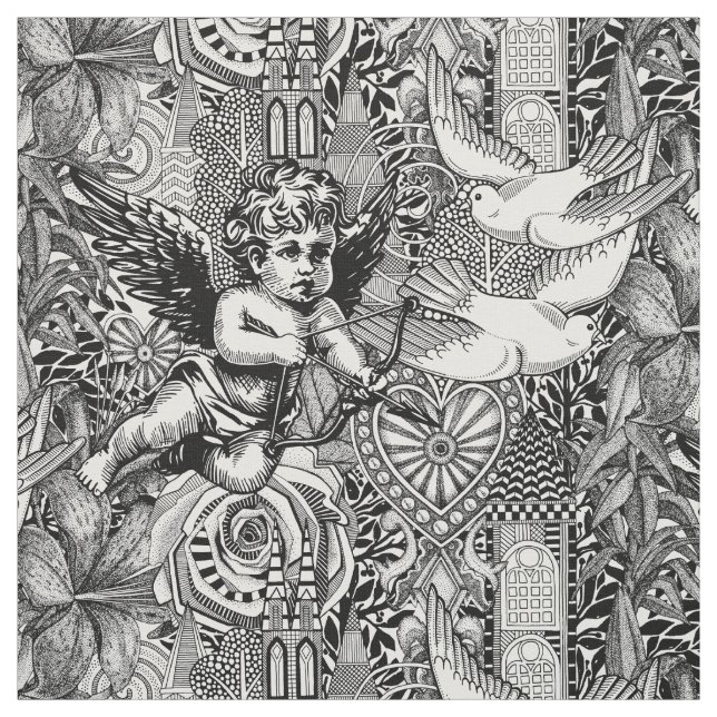 Tela máximo valentino blanco negro (Retal)