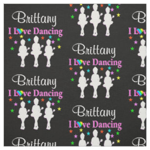 TELA ME ENCANTA BAILAR EL TEJIDO DE BALLET PERSONALIZAD