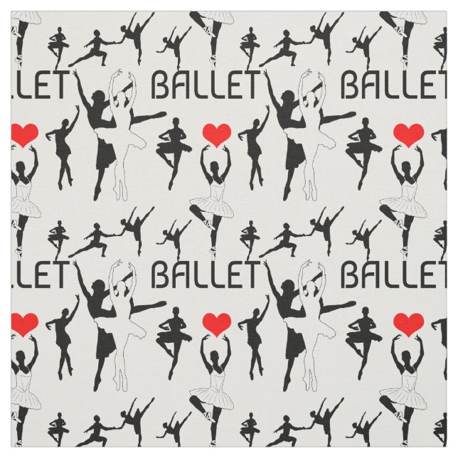 Tela Me Encanta El Patrón De Ballet. Bailarinas de ball (Retal)