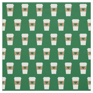 Tela Me encanta la Copa de Café Desechable