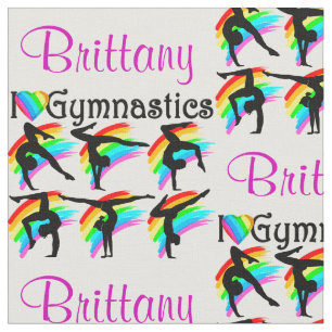 TELA ME ENCANTA LA GIMNASTICA FABRIC.
