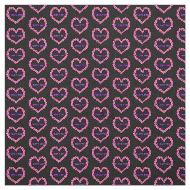 Tela Me Encanta Tejer Fondo Negro (Retal)