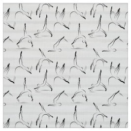 Tela ME ENCANTAN LOS PILATOS en color negro con rayas