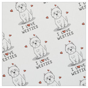 Tela Me encantan los Westiers - Territorios blancos de