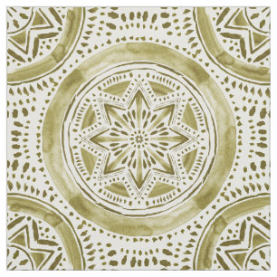 Tela Medallero de vacaciones de oro STAR MANDALA