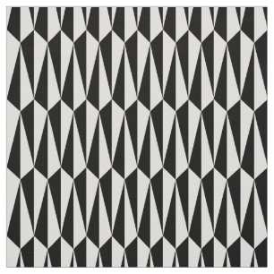 Tela Mediados de siglo geométricos, blanco y negro