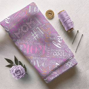 Tela Mejor Nube de Word para Mamá Nunca ID262