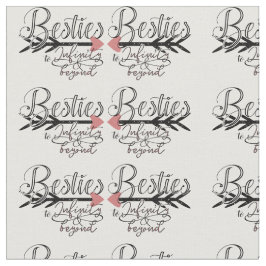 Tela mejores amigos caligráficos BFF del modelo de la