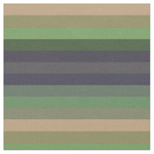 Tela melocotón, bronceado caqui, pistacho, rayas verde 