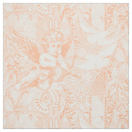 Tela melocotón valentino maximalismo fuzz blanco