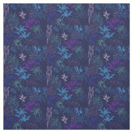 Tela Memphis Style Tropical Ferns Palm Foliage