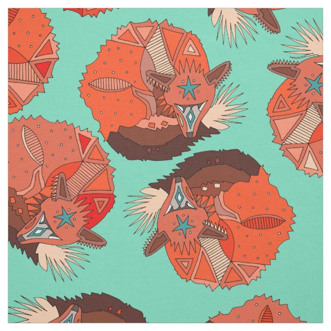 Tela menta de polka (Retal)