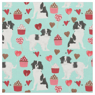 Tela mentina japonesa de valentinas de perro chino