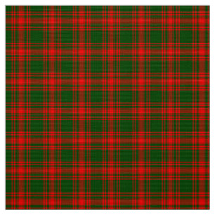 Tela Menzies Green Modern Tartán