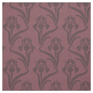Tela Merlot Art Nouveau Iris