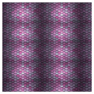 Tela Mermaid Fish Scales Magenta Vestuario