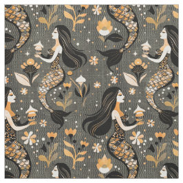 Tela Mermaidas doradas