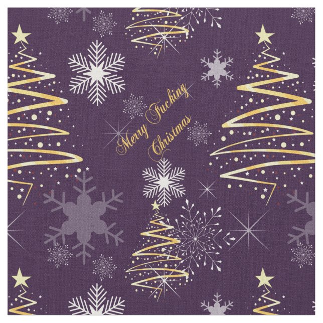 Tela Merry F*pordiosos Navidades (De cerca)