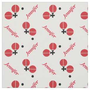 Tela Mesa de ping-pong y tu nombre personalizado