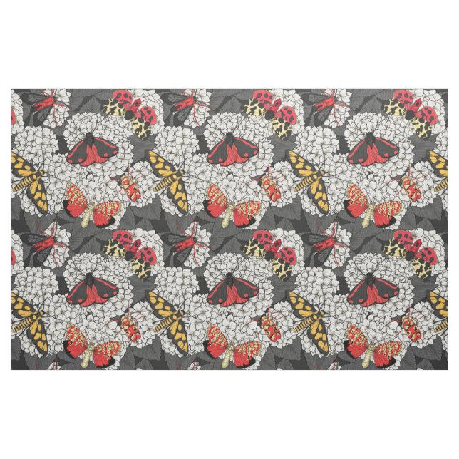Tela Metas en hidrangea blanca ("Cuarto gordo" (fat quarter))