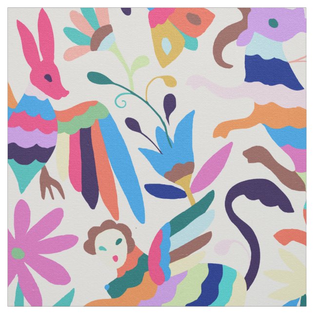 Tela mexicana de inspiración otomí (Retal)