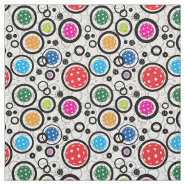 Tela Mezcla de bolas de pollo en blanco BG