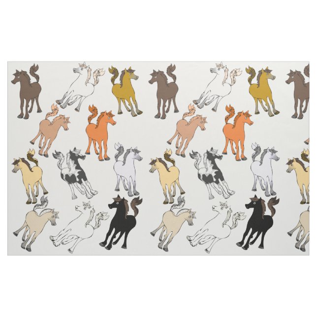 Tela Mezcla de Pony Cutáneo ("Cuarto gordo" (fat quarter))