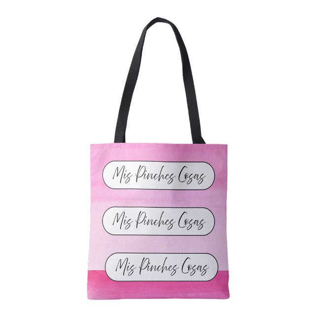 Tela mi bolso de compras de mis pinches cosas (Mis pinchis cosas canvas tote bag)