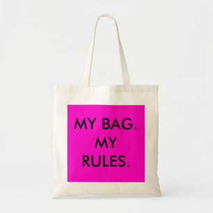 Tela MI BOLSO, MI bolso de las REGLAS
