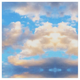 Tela Mi cabeza está en el tejido de nubes