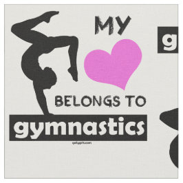 Tela Mi corazón pertenece a la gimnasia