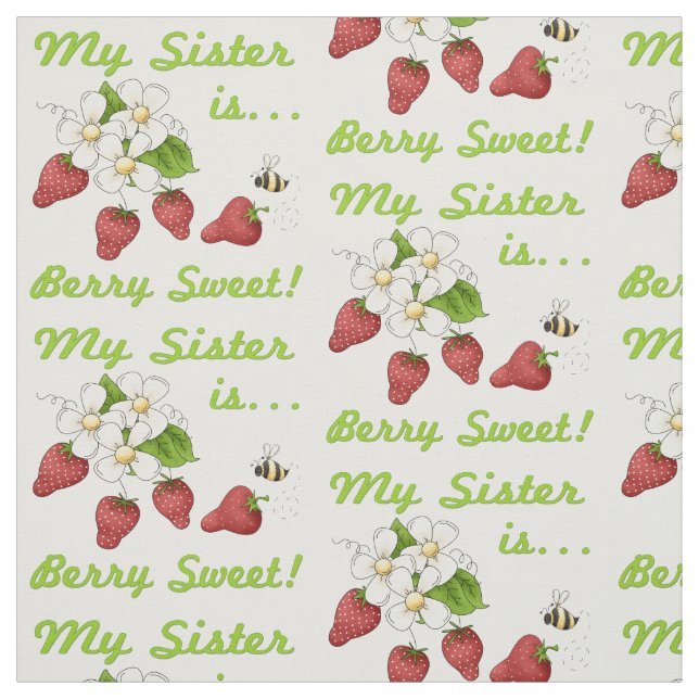 Tela Mi hermana es dulce de la baya (Retal)