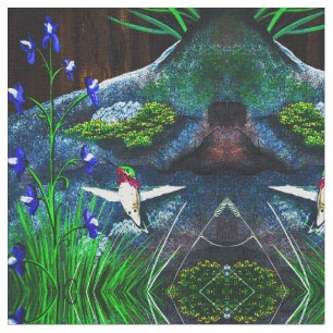Tela Mi pequeño Hummingbird Abstract Color Punch