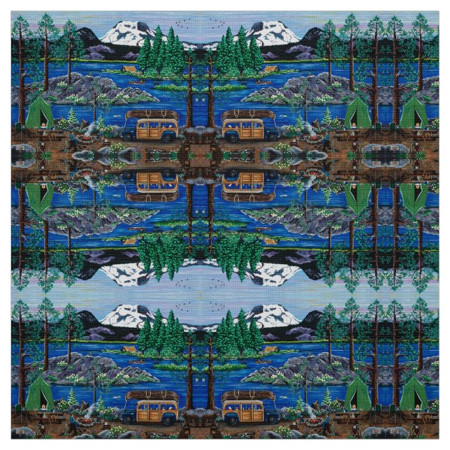 Tela Mi "viejo" camping Woody (Retal)