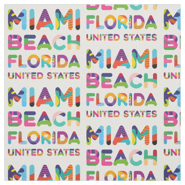 Tela Miami Beach Florida Estados Unidos (Retal)