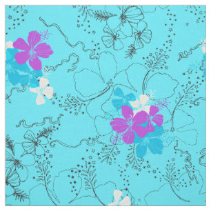 Tela Midnight Garden Hawai Hibiscus Floral