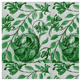 Tela Mini Green Hummingbird Fabric