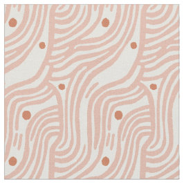 Tela Minimalist Wavy Line Dot Pattern 