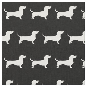 Tela Ministra Dachshund Weiner Dog Silhouette Mascota