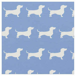 Tela Ministra Dachshund Weiner Perro Mascota Luz Azul