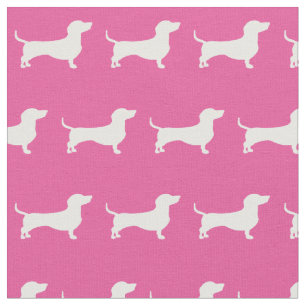 Tela Ministra Dachshund Weiner Perro Silhouette Mascota