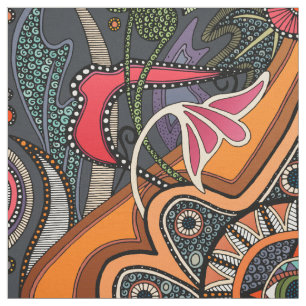 Tela MINNIE soot Fabric