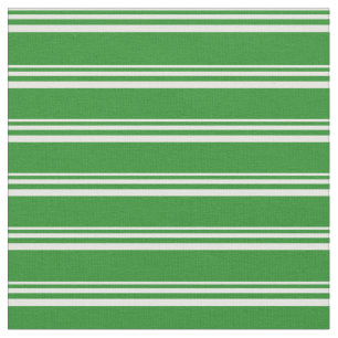 Tela Mint Cream and Forest Green Pattern