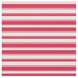 Tela Mint Cream & Crimson Lined Pattern